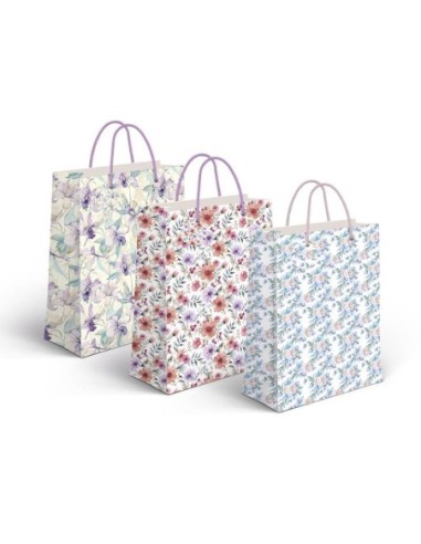 BOLSA REGALO PAPEL BOUQUET L 26x10x32
