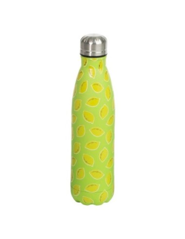 BOTELLA ACERO INOX.500ML.LIMONES