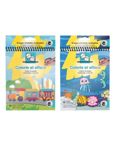 C.TOP-PACK 2 BLOCS COLOREAR & BORRAR
