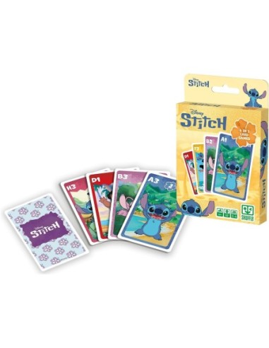 CARTAS JUEGO SHUFFLE DISNEY STITCH