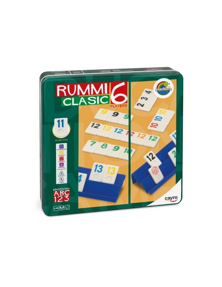 CAYRO-METAL BOX RUMMICLASIC 6 JUGAD. 759