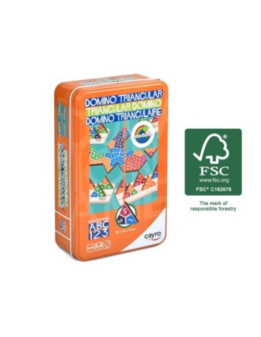 CAYRO-TRAVEL DOMINO TRIANG.CAJA MET. 108