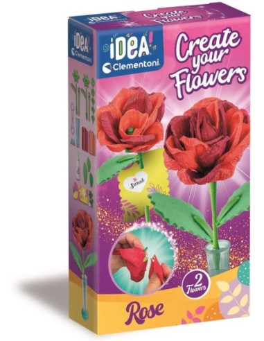 CLEMENT.-CREA TUS FLORES ROSA 18877