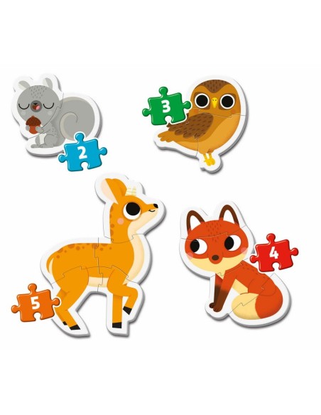 CLEMENT.-PUZZLE FIRST ANIMALES BOSQUE