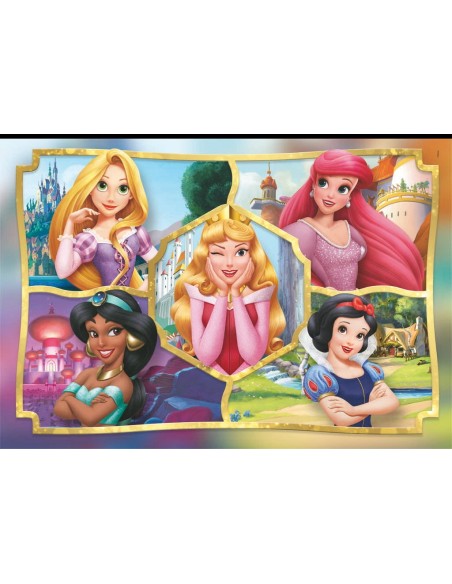 CLEMENT.-PZLE.104PZ.DISNEY PRINCES.25057
