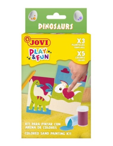 JOVI-PLAY&FUN MINI KIT ARENA DINOSAURIOS