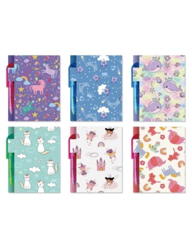 LIBRETA MINI C/BOLIGRAFO FAIRY TALE