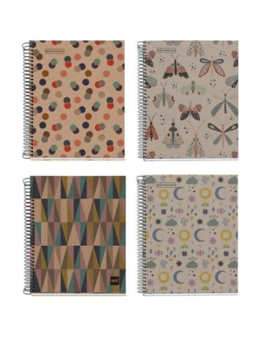MR.-PACK 4 CUADERNOS A5 80H.ECO