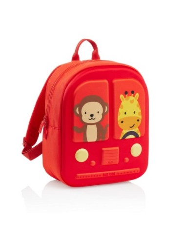 MR.BUS STOP-MINI MOCHILA ROJO 19390