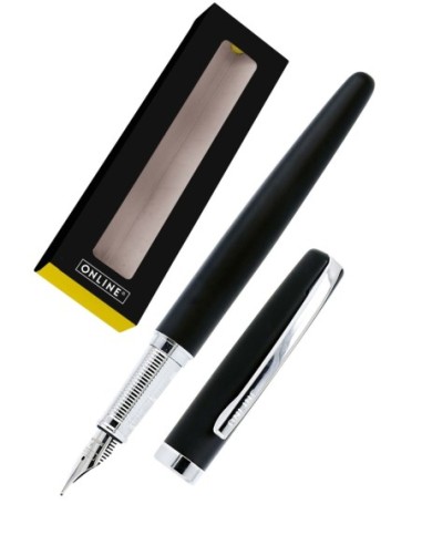 ONLINE-PLUMA ELEGANZA BLACK CUADROS