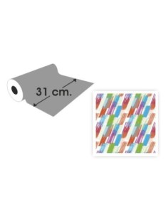 PAPEL REGALO ECON.BOBINA 31CM.(2KG.)1116