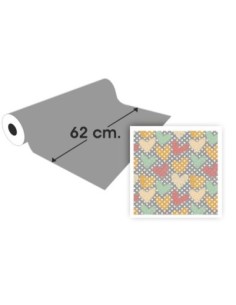 PAPEL REGALO ECON.BOBINA 62CM.(4KG.)1038