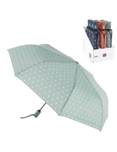 PARAGUAS PLEG.AUTOM.ANTIVIENTO TOPOS