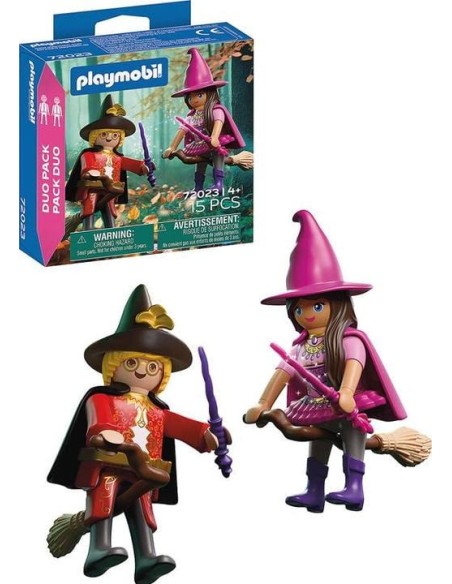 PLAYMOBIL-DUO PACK BRUJA Y MAGO 72023