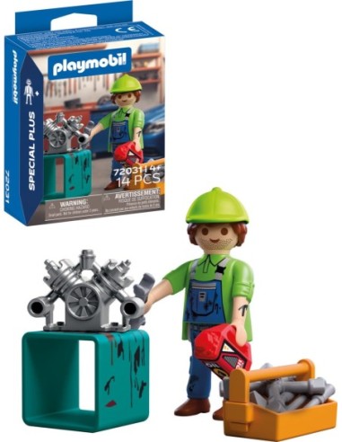 PLAYMOBIL-FIG.MECANICO 72031