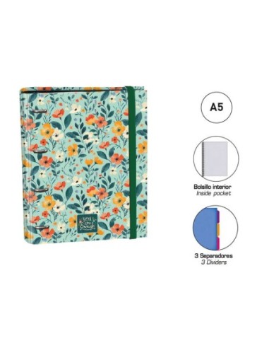 SF.FLOWERS-CARPETA RINGBOOK A5 18250260