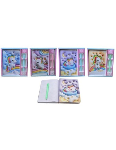 UNICORN-SET DIARIO ACOCH.+BOLIGRAFO 6605