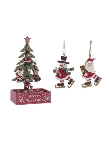 XMAS-COLGANTE MAD.P.NOEL/H.NIEVE 11CM.