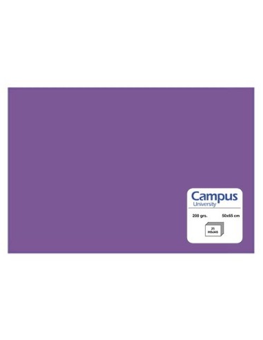 CARTULINA CMP 185G.50x65 VIOLETA P/25