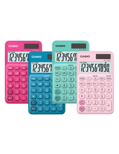 CASIO-CALCULAD.10 DG.BOLS.COLOR SL310UC