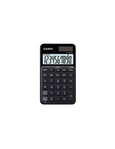 CASIO-CALCULAD.10 DG.BOLS.NEGRO SL310UC