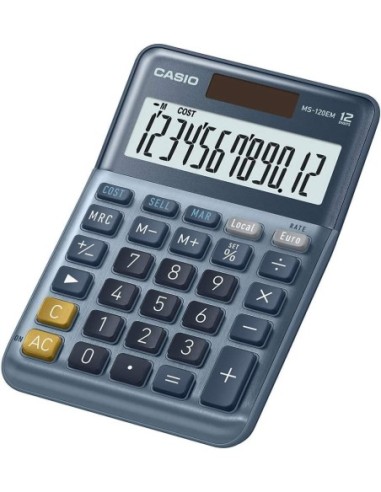 CASIO-CALCULAD.12 DG.SOBREM. MS-120EM