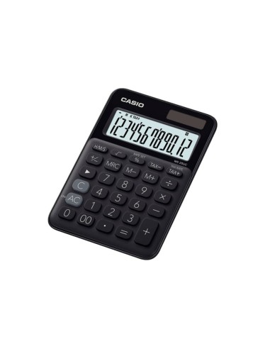 CASIO-CALCULAD.12 DG.SOBREM.NEGRO MS20UC