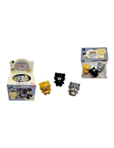 CATS-SET 3 GOMAS BORRAR (EX.36) 6404