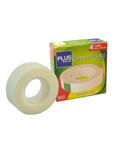 CINTA ADHESIVA PLUS INVISIBLE 33x19