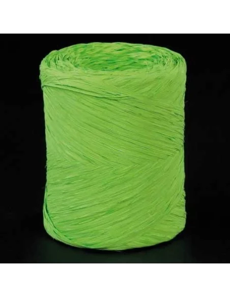CINTA ADORNO RAFIA PASTEL VERDE 200 M.
