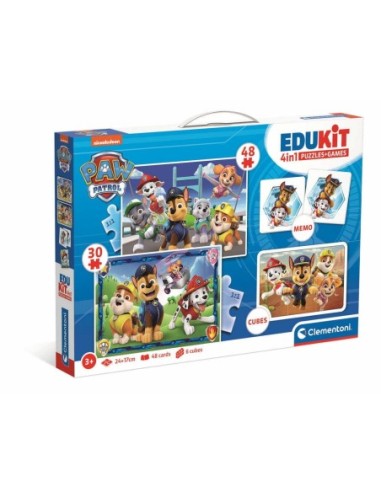 CLEMENT.-EDUKIT 4x1 PAW PATROL 18291