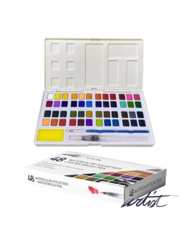 ACUARELAS POCKETBOX ARTIST -CAJA 48-