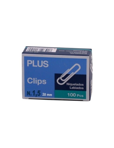 CLIPS LABIAD.NIQUEL PLUS Nº1 1/2 -C/100-