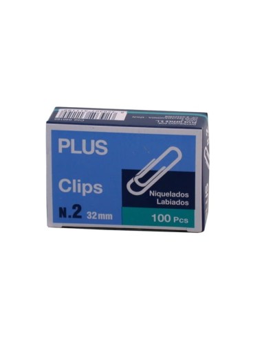 CLIPS LABIAD.NIQUEL.PLUS Nº2 -C/100-