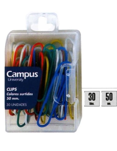 CLIPS LABIADOS PLUS GDES.COLORES -C/30-