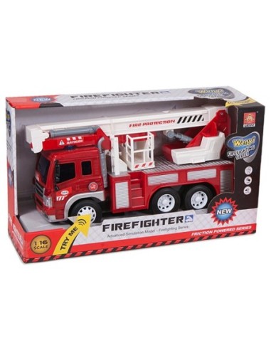 COCHES WENYI 1/16 CAM.BOMBEROS PLUMA