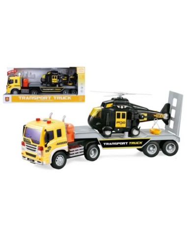 COCHES WENYI 1/16 TRAILER PORTAHELICOPT.