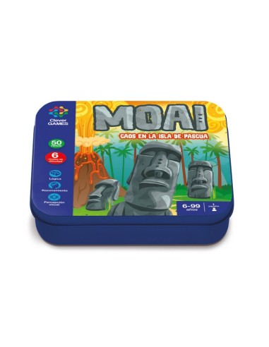 CLEVER GAMES-CAJA METAL MOAI CGM003