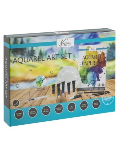 CRAFT-SET INICIO ACUARELA 13PZ.NASSAU