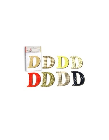 CRAFTS-PACK 4 LETRAS MAD.DECOR"D"