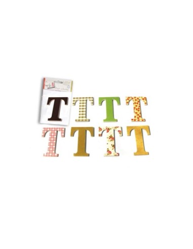 CRAFTS-PACK 4 LETRAS MAD.DECOR"T"