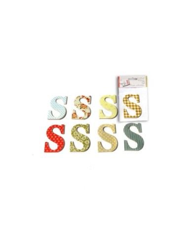 CRAFTS-PACK 8 LETRAS MAD.DECOR"S"