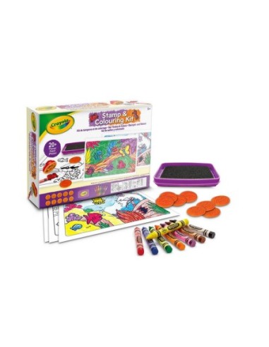 CRAYOLA-STAMP & COLOURING KIT 04-2951