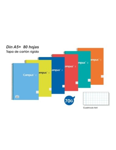 CUADERNO 4º T.DURA 80H.CDLA. 001156