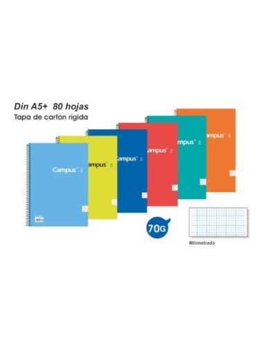 CUADERNO 4º T.DURA 80H.MILIMETR. 001602