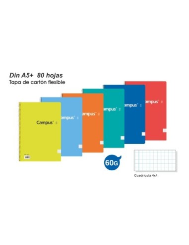 CUADERNO 4ºT.NORMAL 80H.CDLA.4x4 001143