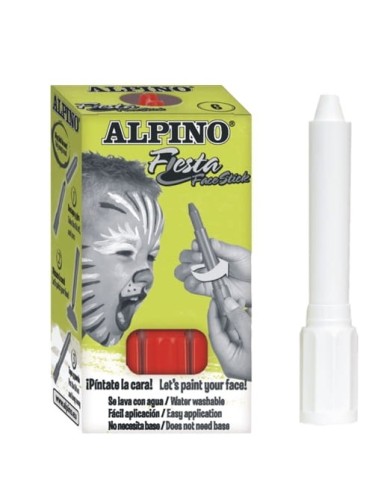 ALPINO-MAQUILL.FACE STICK C/6 BLANCO