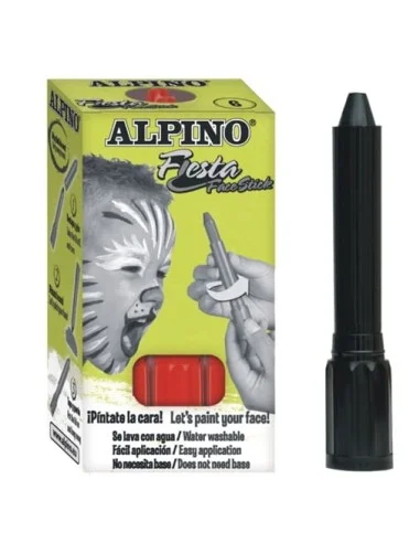 ALPINO-MAQUILL.FACE STICK C/6 NEGRO