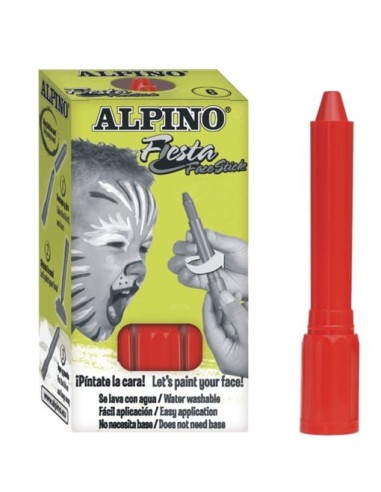 ALPINO-MAQUILL.FACE STICK C/6 ROJO