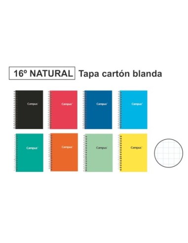 CUADERNO ESP. 1/16 (A7)80H.75x105 001142